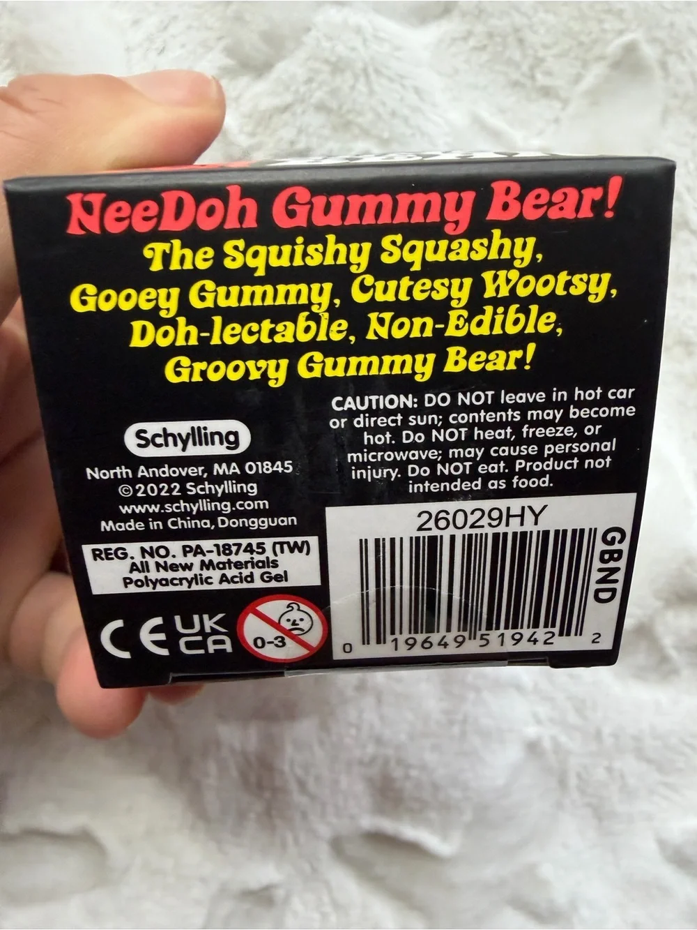 💙🐻 **NIB – RARE NEEDOH GUMMY BEAR BLUE!** 💙🐻